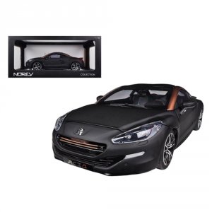 Norev 184785 2012 Peugeot Rcz R Black  Gold 118 Diecast Car Model By