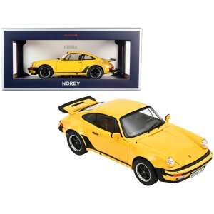 Norev 187579 1976 Porsche 911 Turbo 3.0 Yellow 118 Diecast Model Car B