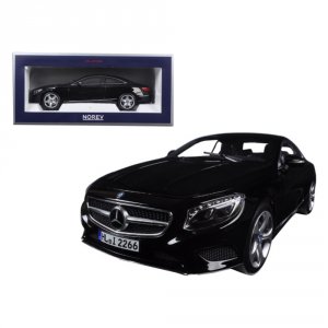 Norev 183482 2014 Mercedes S Class Coupe Black 118 Diecast Model Car B