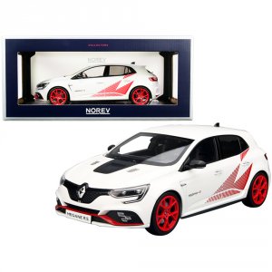 Norev 185239 2019 Renault Megane R.s Trophy-r White With Red Graphics 