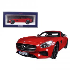 Norev 183496 2015 Mercedes Amg Gt Red 118 Diecast Model Car By