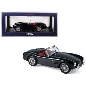 Norev 182754 1963 Shelby Ac Cobra 289 Roadster Black 118 Diecast Model