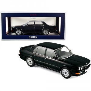 Norev 183263 1986 Bmw M535i Black Metallic 118 Diecast Model Car By