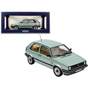 Norev 188553 1987 Volkswagen Golf Cl Light Green Metallic 118 Diecast 