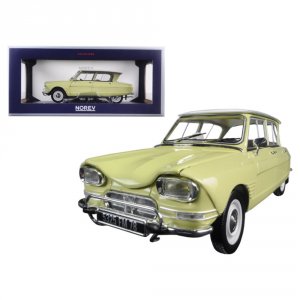 Norev 181535 1964 Citroen Ami 6 Naples Yellow 118 Diecast Model Car By