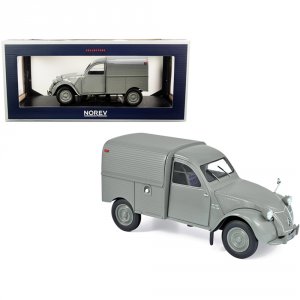 Norev 181490 1957 Citroen 2cv Fourgonnette Van Gray 118 Diecast Model 