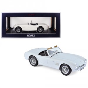 Norev 182752 1963 Shelby Ac Cobra 289 Roadster White 118 Diecast Model