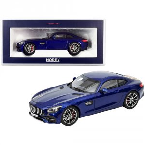 Norev 183740 2019 Mercedes Benz Amg Gt S Dark Blue Metallic 118 Diecas