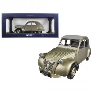 Norev 181497 1950 Citroen 2cv A Gold 118 Diecast Model Car By