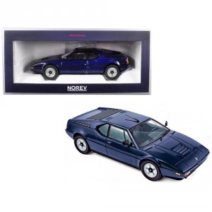 Norev 183224 1980 Bmw M1 Dark Blue 118 Diecast Model Car By