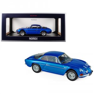 Norev 185300 1971 Renault Alpine A110 1600s Metallic Blue 118 Diecast 