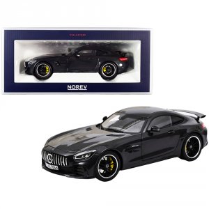 Norev 183742 2019 Mercedes-amg Gt R Dark Gray Metallic 118 Diecast Mod