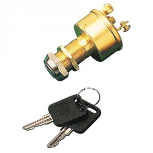 Seadog 420350-1 Sea-dog Brass 3-position Key Ignition Switch