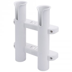 Seadog 325028-1 Sea-dog Two Pole Side Mount Rod Storage Rack - White