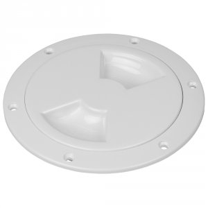 Seadog 336140-1 Sea-dog Smooth Quarter Turn Deck Plate - White - 4