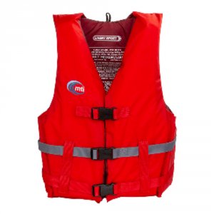 Mti MV701D-M/L-830 Mti Livery Sport Life Jacket - Reddark Gray - Mediu