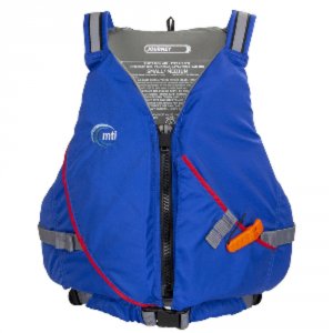 Mti MV711P-M/L-131 Mti Journey Life Jacket Wpocket - Blue - Mediumlarg