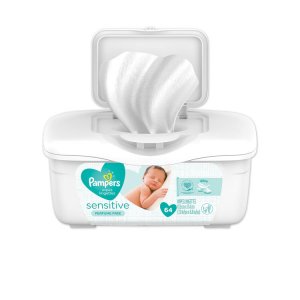 Procter 19505EA Wipes,baby,snstve,tub64ct