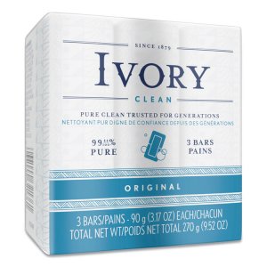 Procter PGC 12364 Ivory Bar Soap - Ivory-clean Scent - 3.10 Oz - Dirt 