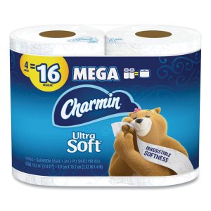 Procter 52769PK Charmin Ultra Soft Bath Tissue - White - Soft, Durable