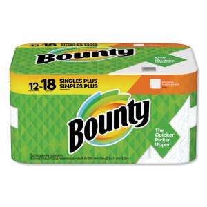 Procter PGC 65506 Bounty Single Plus Paper Towels - Towel - 12  Pack