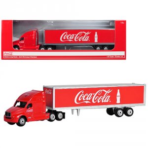 Motorcity 487010 Classic Long Hauler Tractor Trailer Coca-cola Red 187