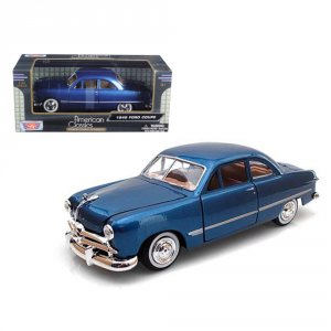 Motormax 73213bur 1949 Ford Coupe Burgundy 124 Diecast Model Car By