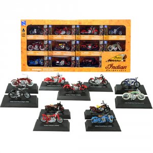 New SS-06065 Indian Motorcycle Set Of 11 Pieces 132 Diecast Motorcycle