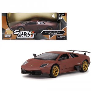 Motormax 79503BR Lamborghini Murcielago Lp 670-4 Sv Matte Brown 124 Di