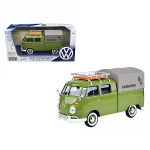 Motormax 79554GRN Volkswagen Type 2 (t1) Kundendienst Delivery Pickup 