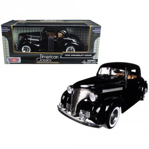 Motormax 73247grn 1939 Chevrolet Coupe Burgundy 124 Diecast Model Car 