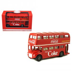 Motorcity 464001 1960 Routemaster London Double Decker Bus Coca-cola 1