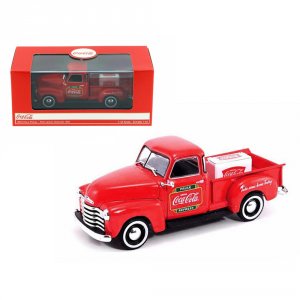 Motorcity 478104 1953 Chevrolet Pickup Truck Red Coca-cola With Metal 