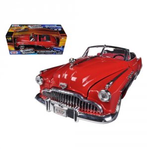 Motormax 79004 1949 Buick Roadmaster Redblack Custom 118 Diecast Car M