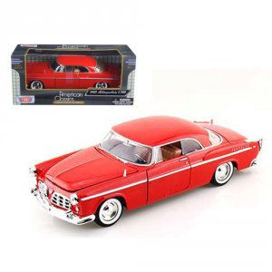 Motormax 73302bk 1955 Chrysler C300 Black 124 Diecast Model Car By