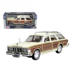 Motormax 73331crm 1979 Chrysler Lebaron Town And Country Burgundy 124 