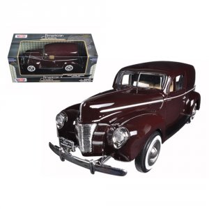 Motormax 73250brn 1940 Ford Sedan Delivery Purple Metallic 124 Diecast