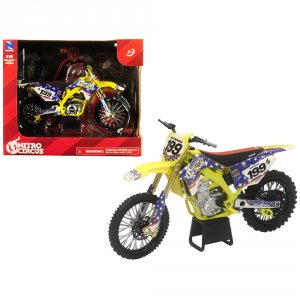 New 57993 Suzuki Rmz450 Nitro Circus 199 Travis Pastrana Yellowblue 11