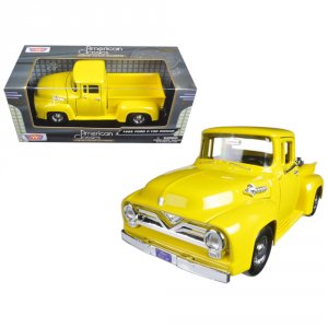 Motormax 79341Y 1955 Ford F-100 Pickup Truck Yellow 124 Diecast Model 