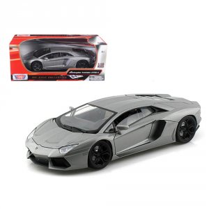 Motormax 79154gry Lamborghini Aventador Lp700-4 Gray Metallic 118 Diec