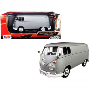 Motormax 79342gry Volkswagen Type 2 (t1) Delivery Van Metallic Gray 12