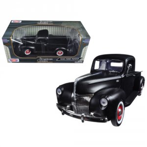 Motormax 73170AC-MTBK 1940 Ford Pickup Matt Black 118 Diecast Model Ca