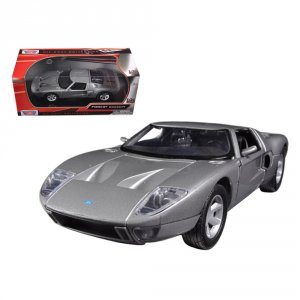 Motormax 73297bl Ford Gt Silver 124 Diecast Car Model By  73297s