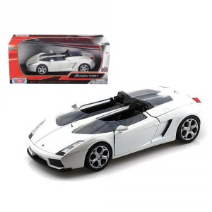 Motormax 73365w Lamborghini Concept S White 124 Diecast Car Model By