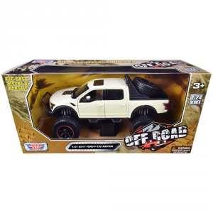 Motormax 79142crm 2017 Ford F-150 Raptor Pickup Truck Off Road Cream 1