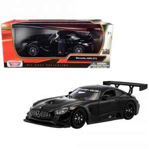 Motormax 73386bk Mercedes Amg Gt3 Black 124 Diecast Model Car By