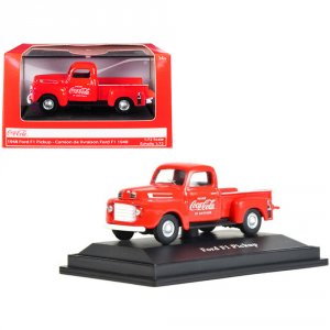 Motorcity 472001 1948 Ford F1 Pickup Truck Coca-cola Red 172 Diecast M