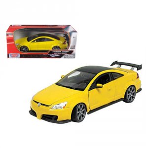 Motormax 73146gry 2003 Honda Accord Custom Tuner Yellow 118 Diecast Mo