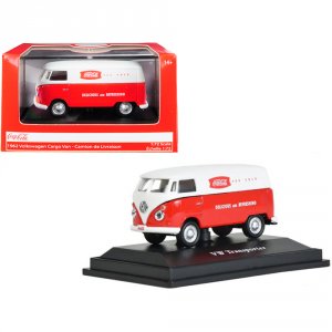 Motorcity 472004 1962 Volkswagen Transporter Cargo Van Coca-cola Red A