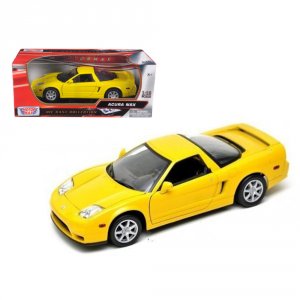 Motormax 73140y Acura Nsx Yellow 118 Diecast Model Car By